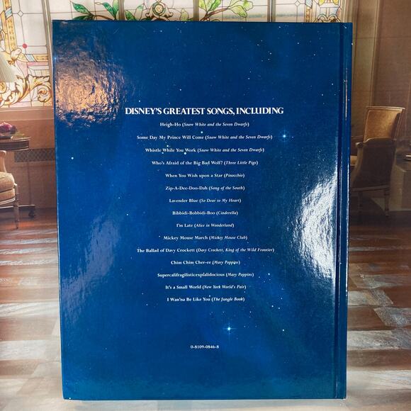 Vintage 80s The New Illustrated Disney Songbook Vocal Scores w/Piano (1986) - Picture 2 of 6